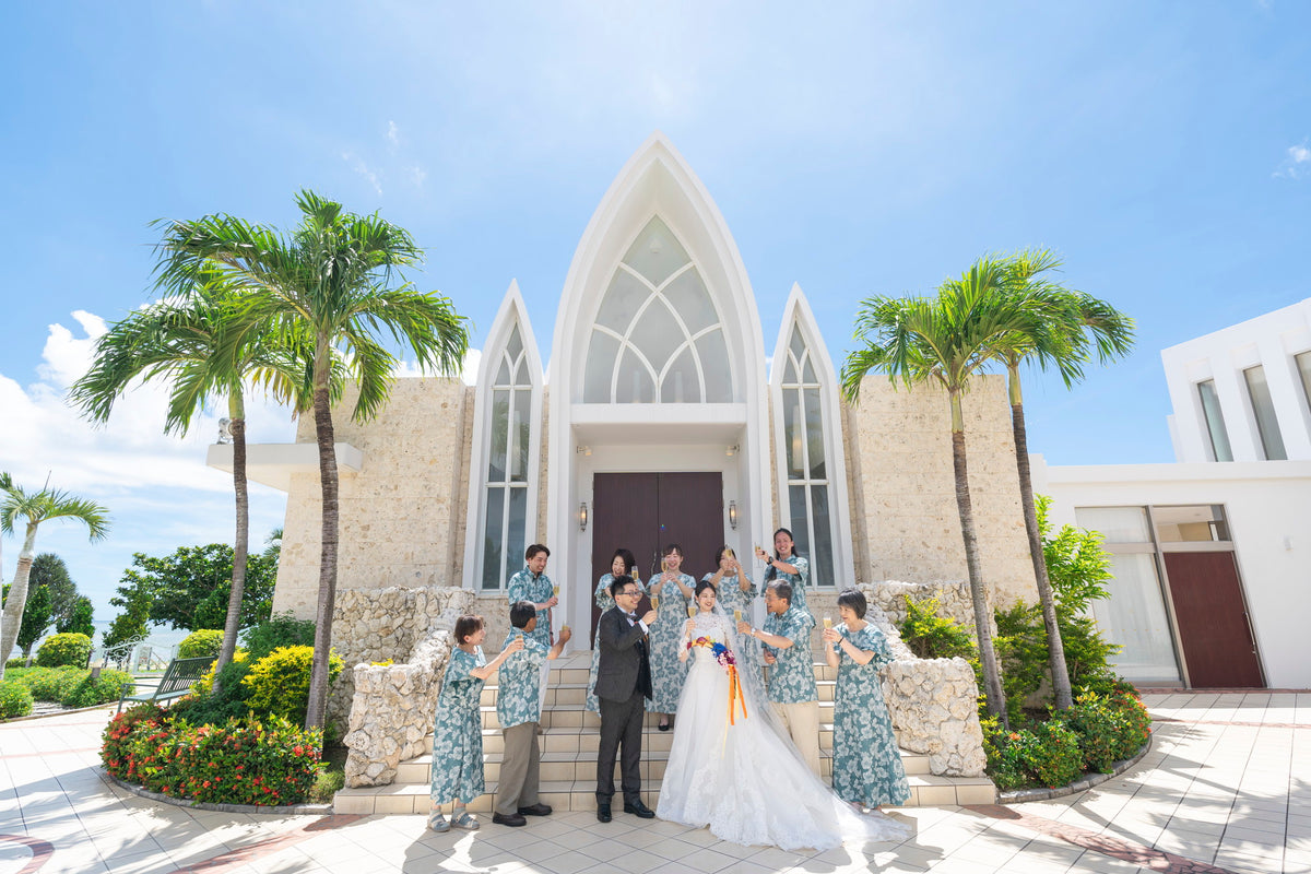 沖縄 アクアグレイス・チャペル リアルウェディング 1540926 7月3日 14:00式