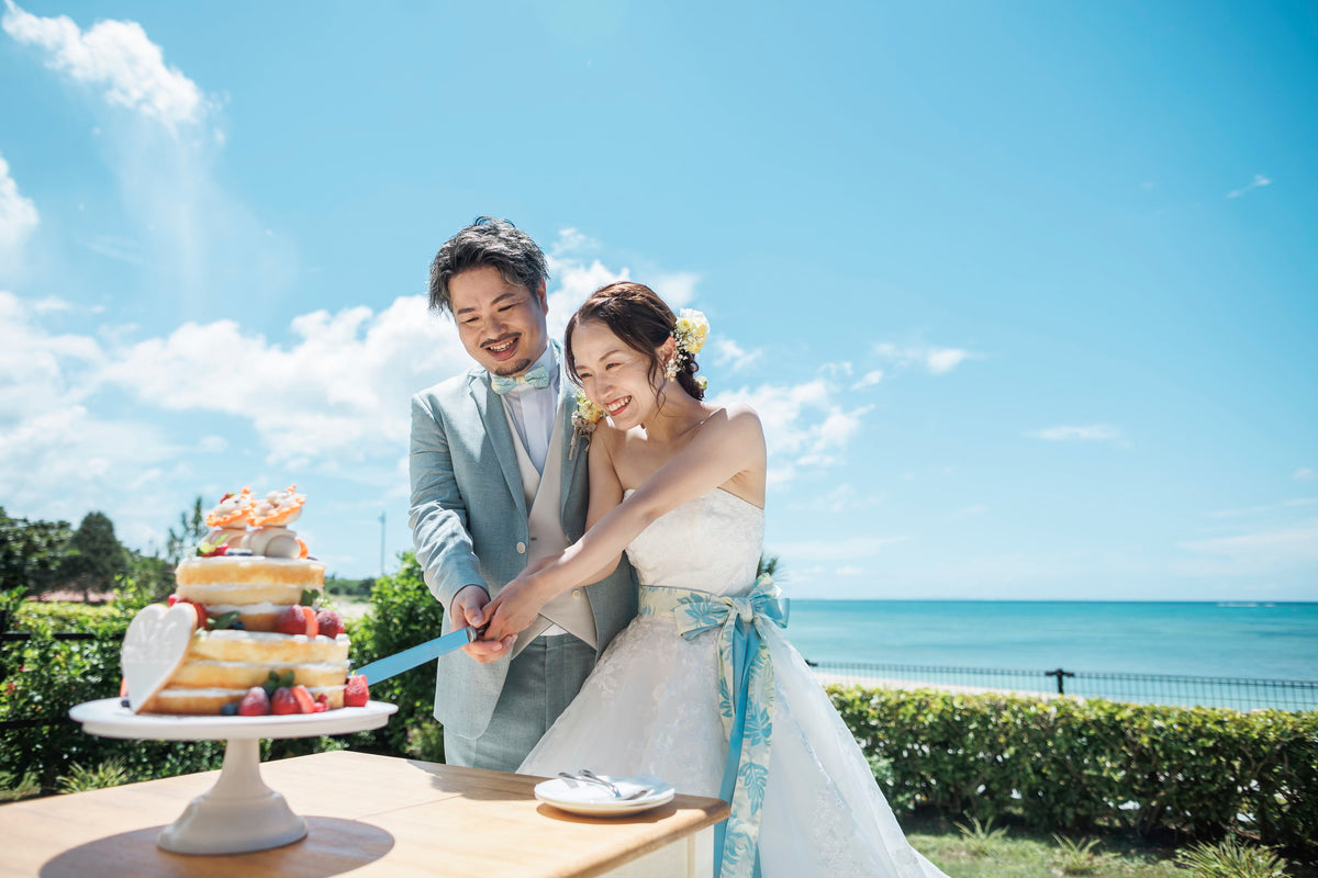 沖縄 アクアグレイス・チャペル リアルウェディング 1552627 9月8日 11:00式