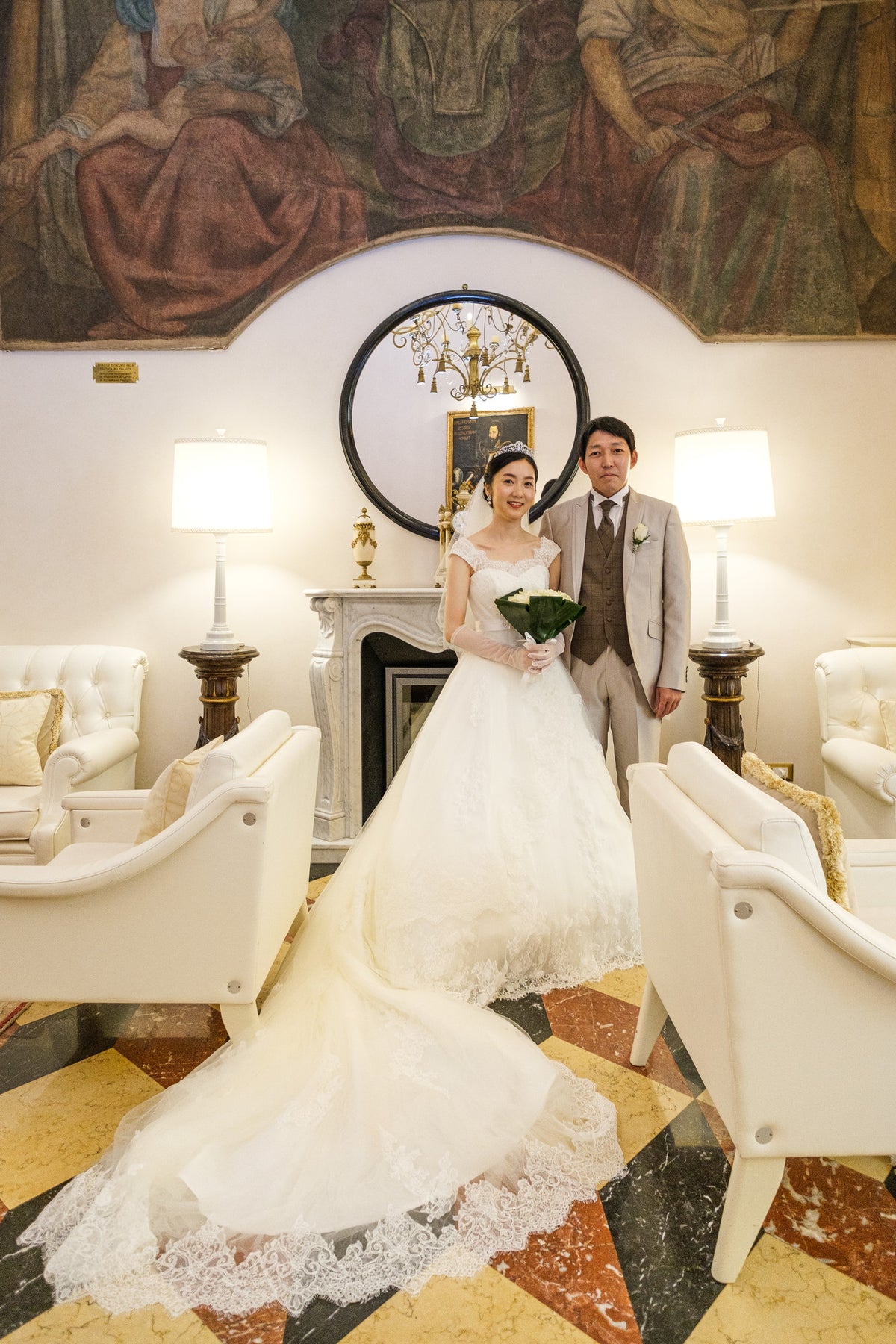 イタリア ヴィラ・エミリア ガーデンウェディング 1499218 8月22日 11:30式