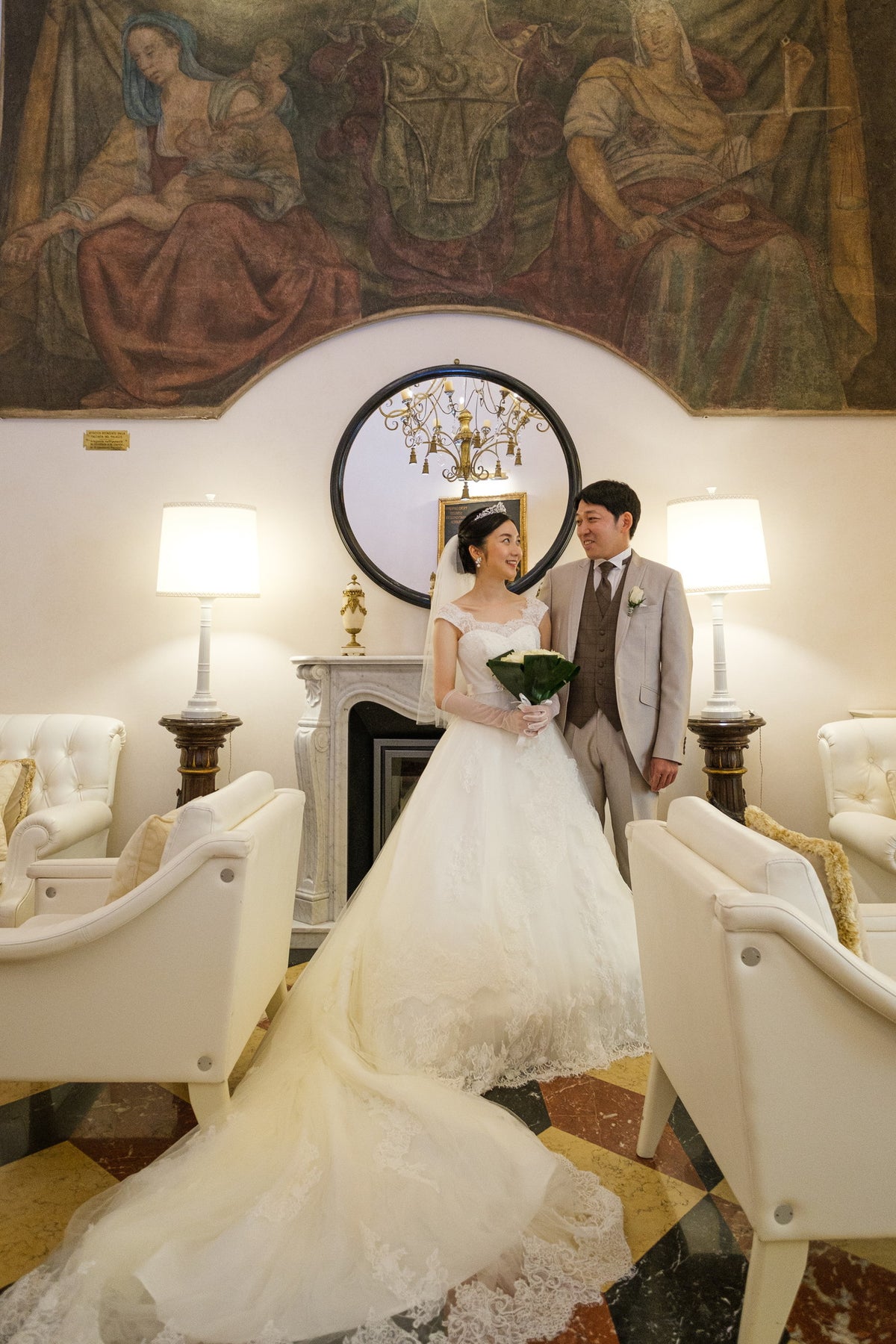 イタリア ヴィラ・エミリア ガーデンウェディング 1499218 8月22日 11:30式