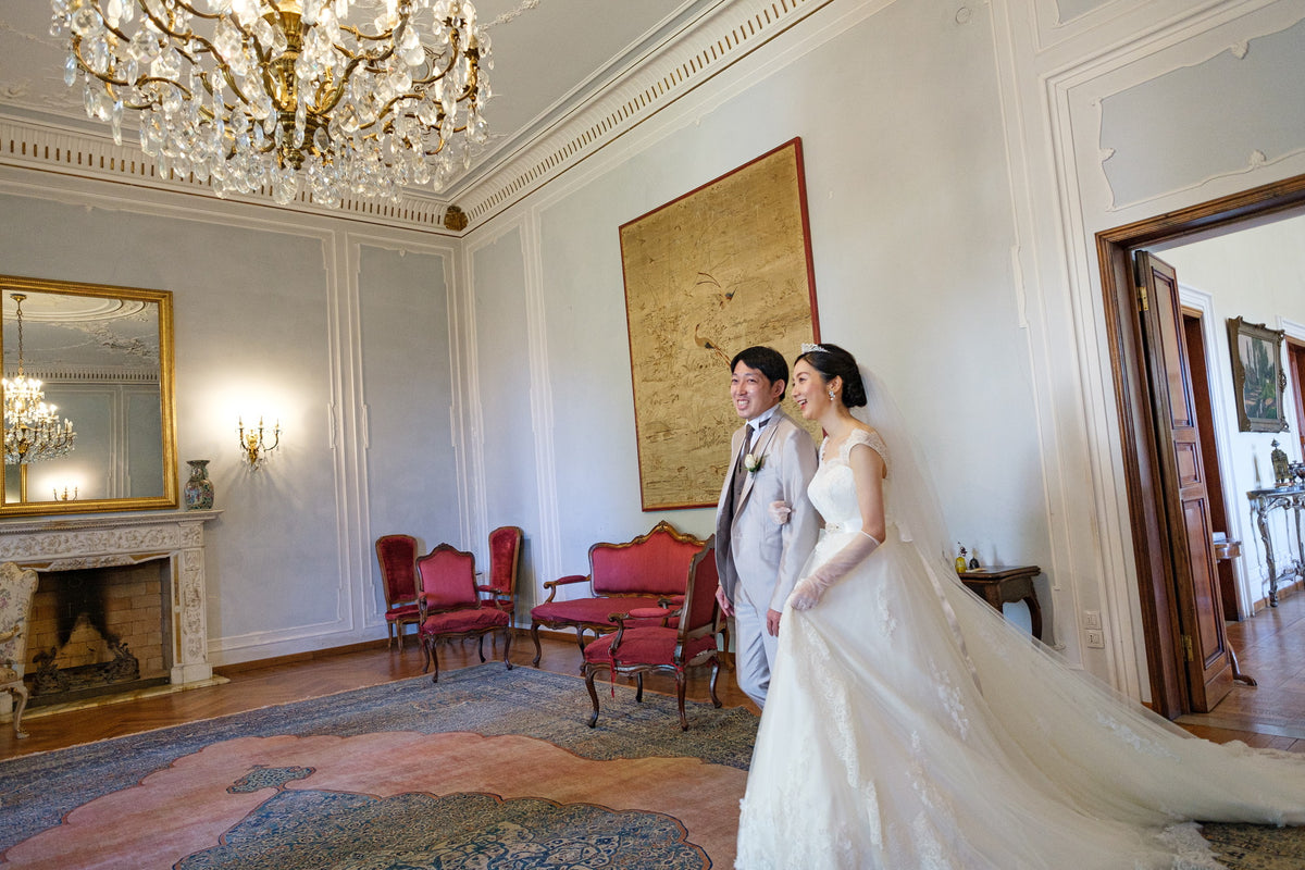 イタリア ヴィラ・エミリア ガーデンウェディング 1499218 8月22日 11:30式