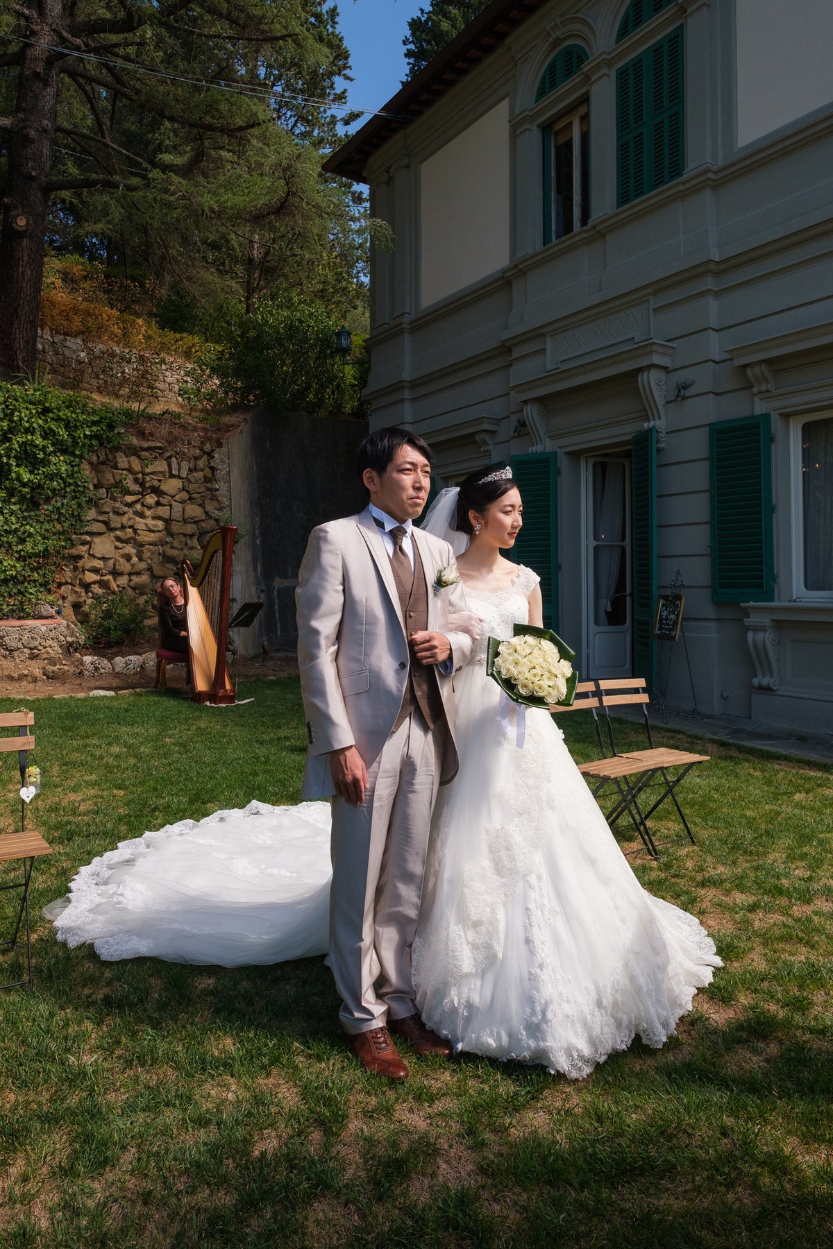 イタリア ヴィラ・エミリア ガーデンウェディング 1499218 8月22日 11:30式