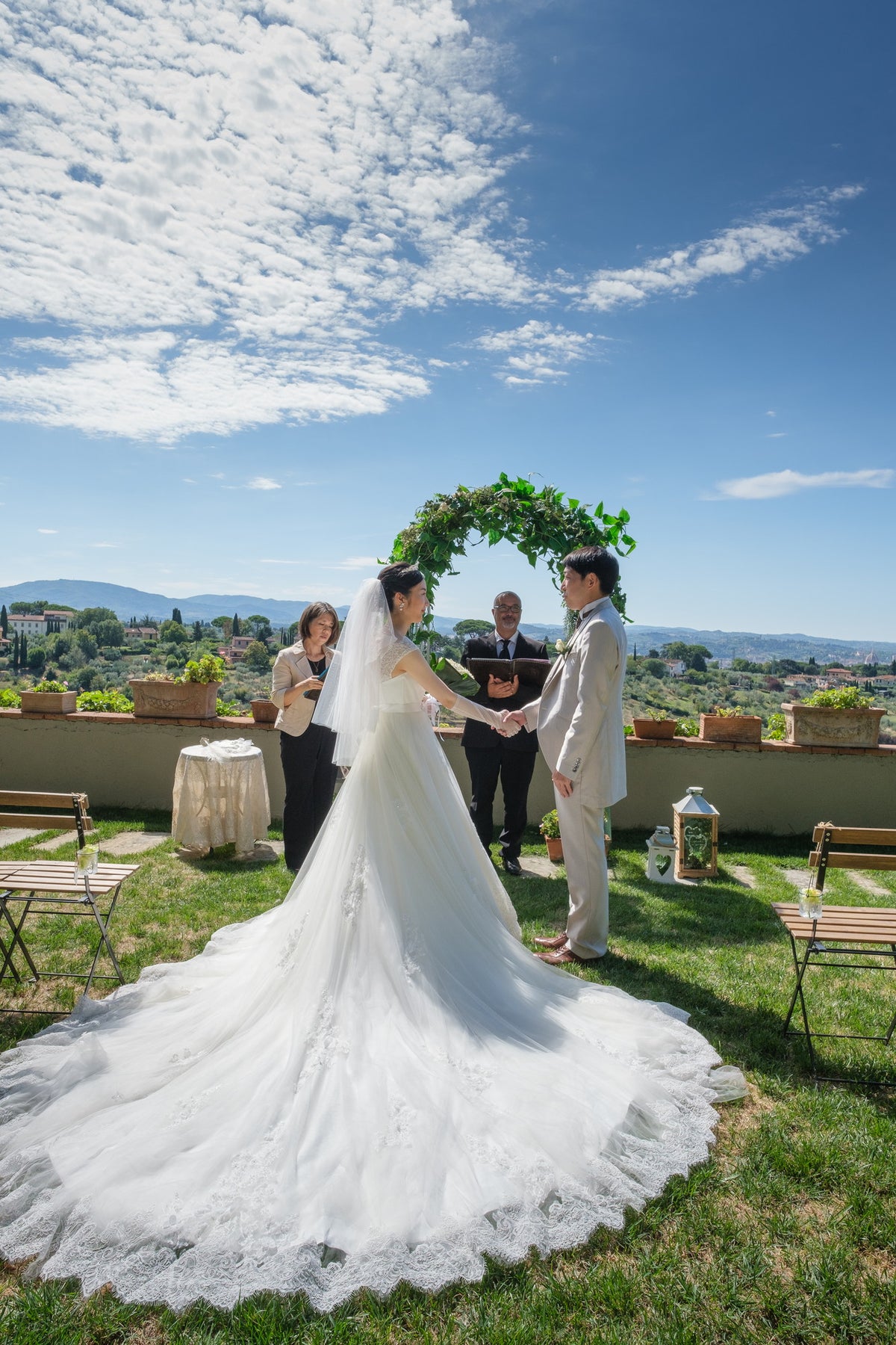 イタリア ヴィラ・エミリア ガーデンウェディング 1499218 8月22日 11:30式