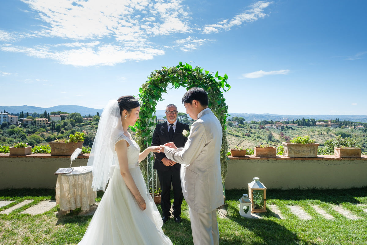 イタリア ヴィラ・エミリア ガーデンウェディング 1499218 8月22日 11:30式