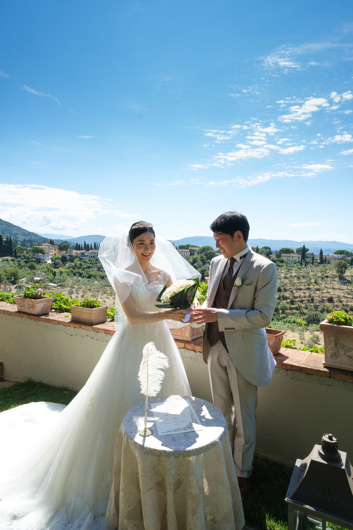 イタリア ヴィラ・エミリア ガーデンウェディング 1499218 8月22日 11:30式