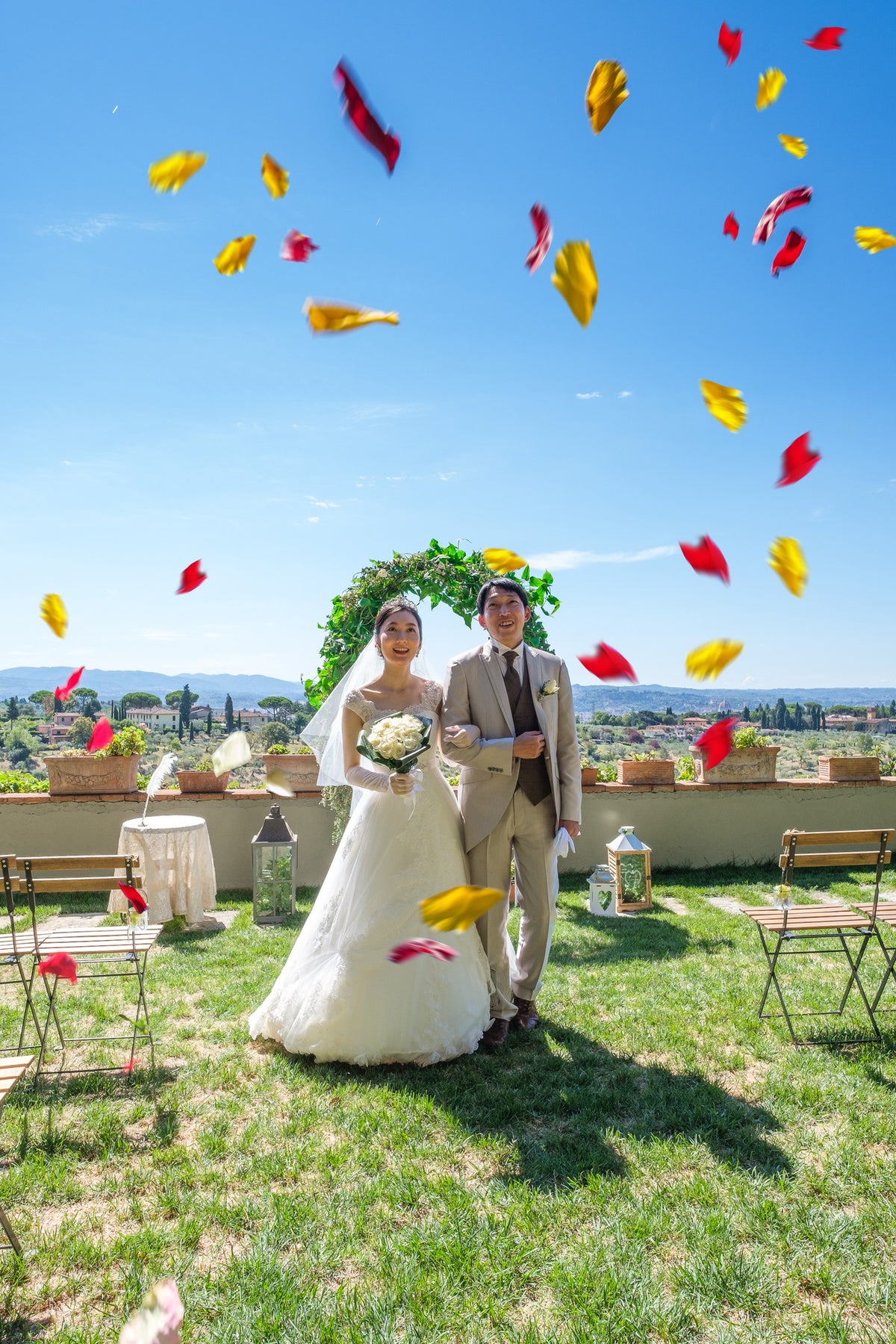 イタリア ヴィラ・エミリア ガーデンウェディング 1499218 8月22日 11:30式