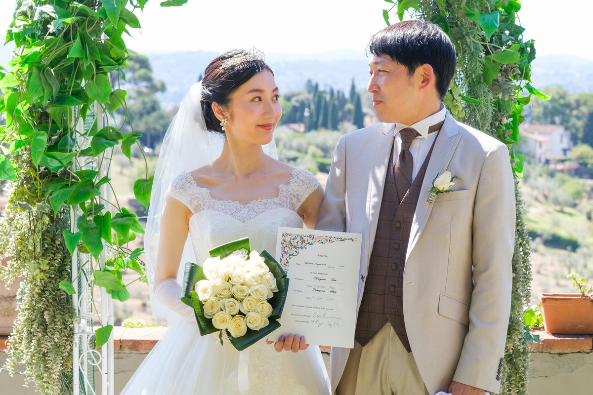 イタリア ヴィラ・エミリア ガーデンウェディング 1499218 8月22日 11:30式