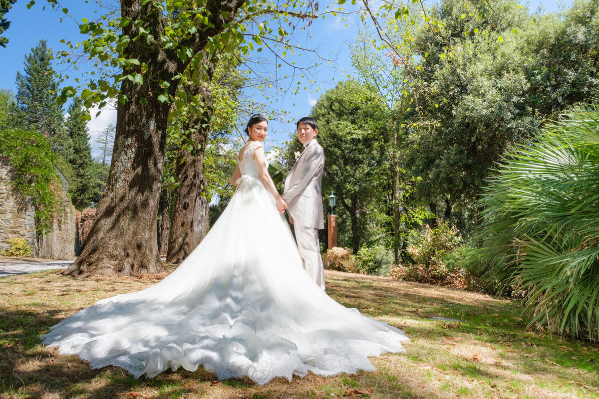 イタリア ヴィラ・エミリア ガーデンウェディング 1499218 8月22日 11:30式