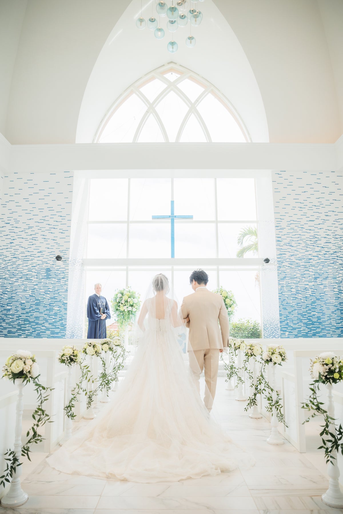 沖縄 シギラミラージュベイサイドチャペル リアルウェディング1479000 4月11日 11:00式