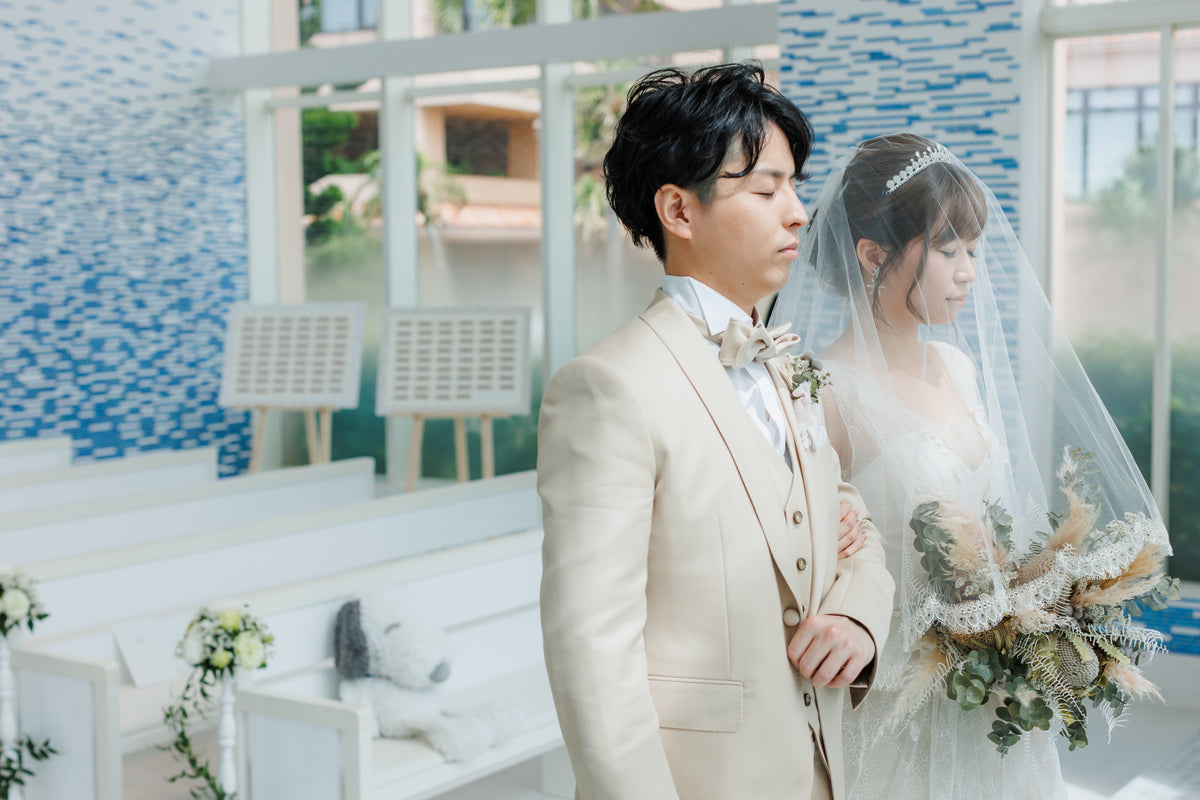 沖縄 シギラミラージュベイサイドチャペル リアルウェディング1479000 4月11日 11:00式