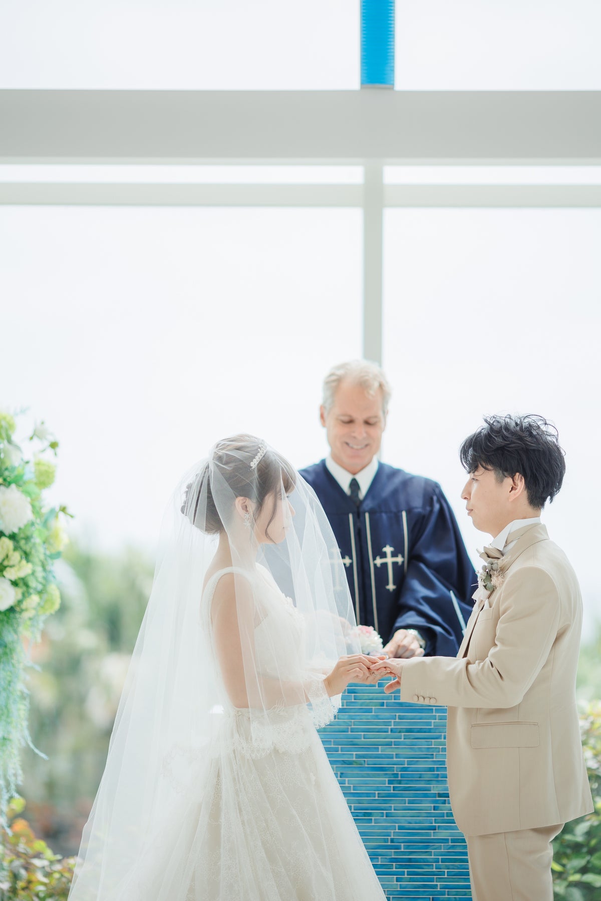 沖縄 シギラミラージュベイサイドチャペル リアルウェディング1479000 4月11日 11:00式