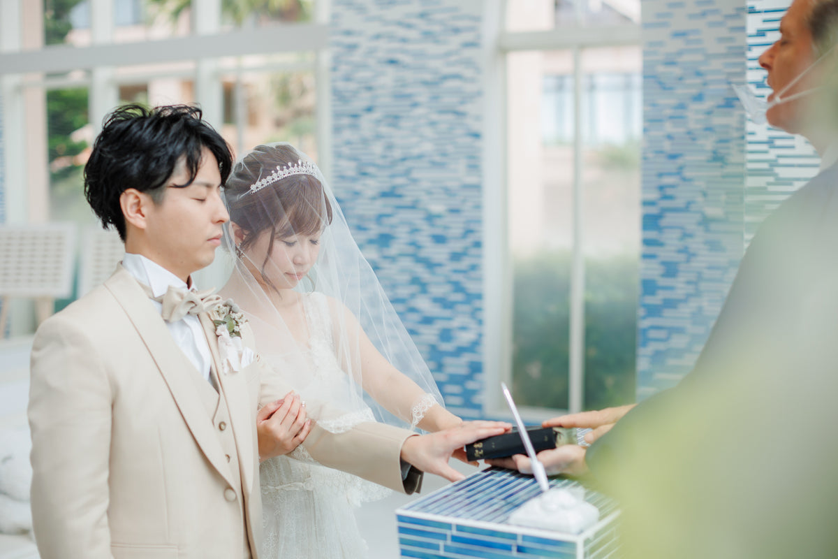 沖縄 シギラミラージュベイサイドチャペル リアルウェディング1479000 4月11日 11:00式