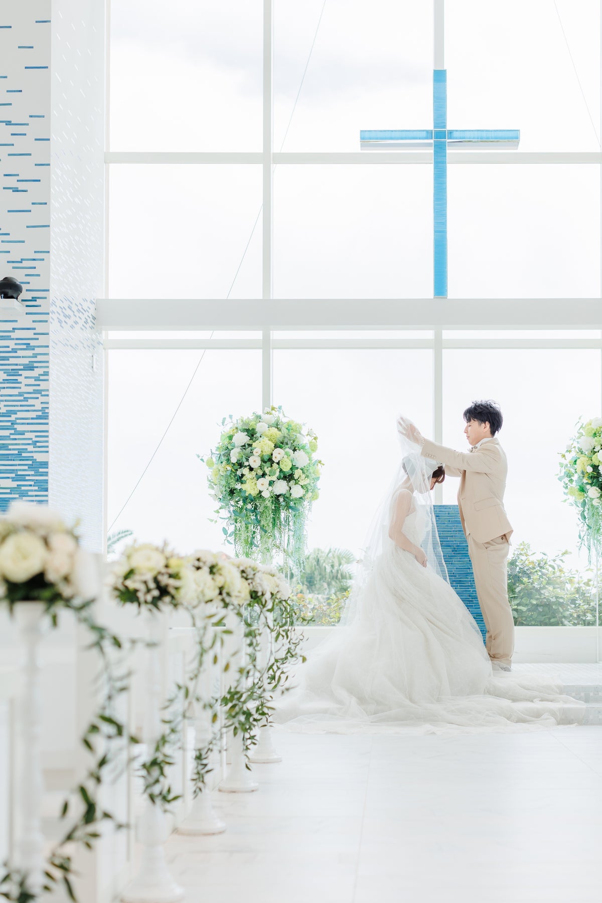 沖縄 シギラミラージュベイサイドチャペル リアルウェディング1479000 4月11日 11:00式