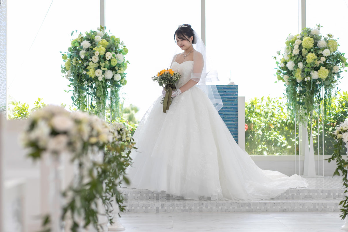 沖縄 シギラミラージュベイサイドチャペル リアルウェディング1486104 8月12日 13:00式