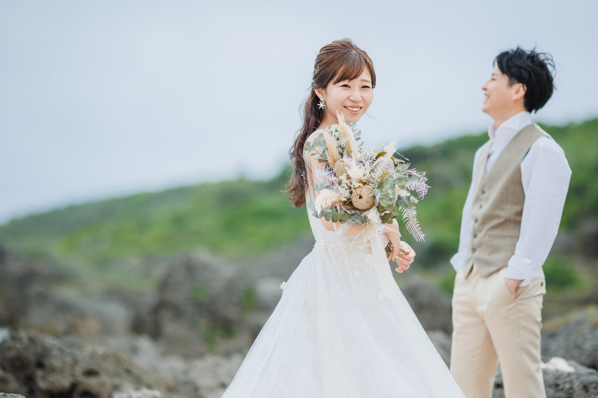 沖縄 シギラミラージュベイサイドチャペル リアルウェディング1479000 4月11日 11:00式