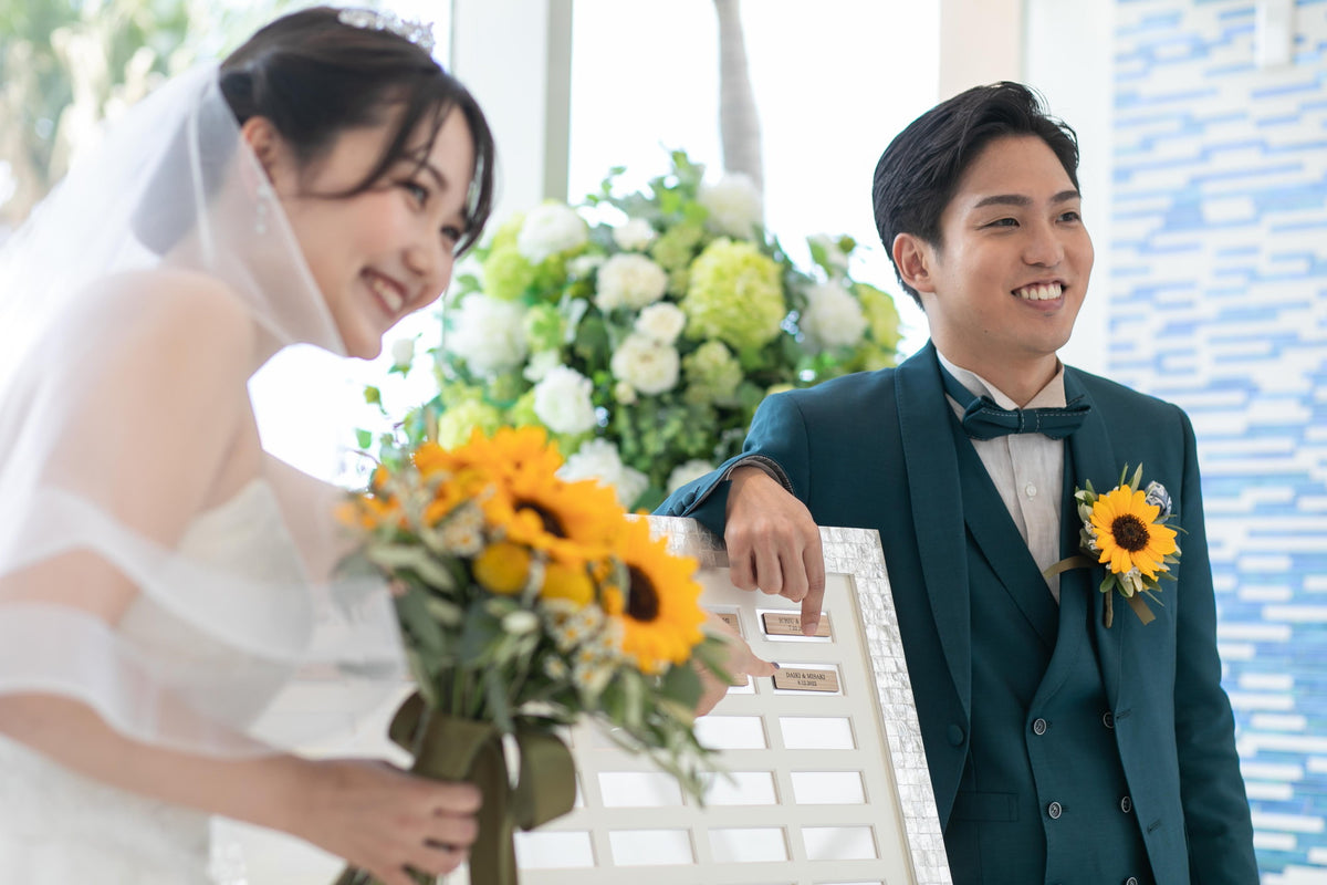 沖縄 シギラミラージュベイサイドチャペル リアルウェディング1486104 8月12日 13:00式