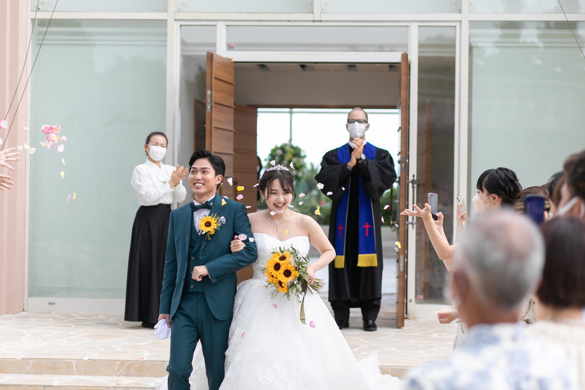 沖縄 シギラミラージュベイサイドチャペル リアルウェディング1486104 8月12日 13:00式