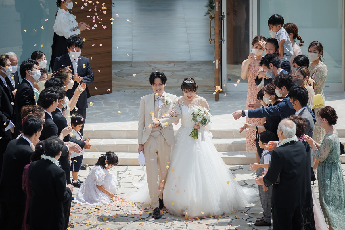 沖縄 シギラミラージュベイサイドチャペル リアルウェディング1482068 9月18日 11:00式