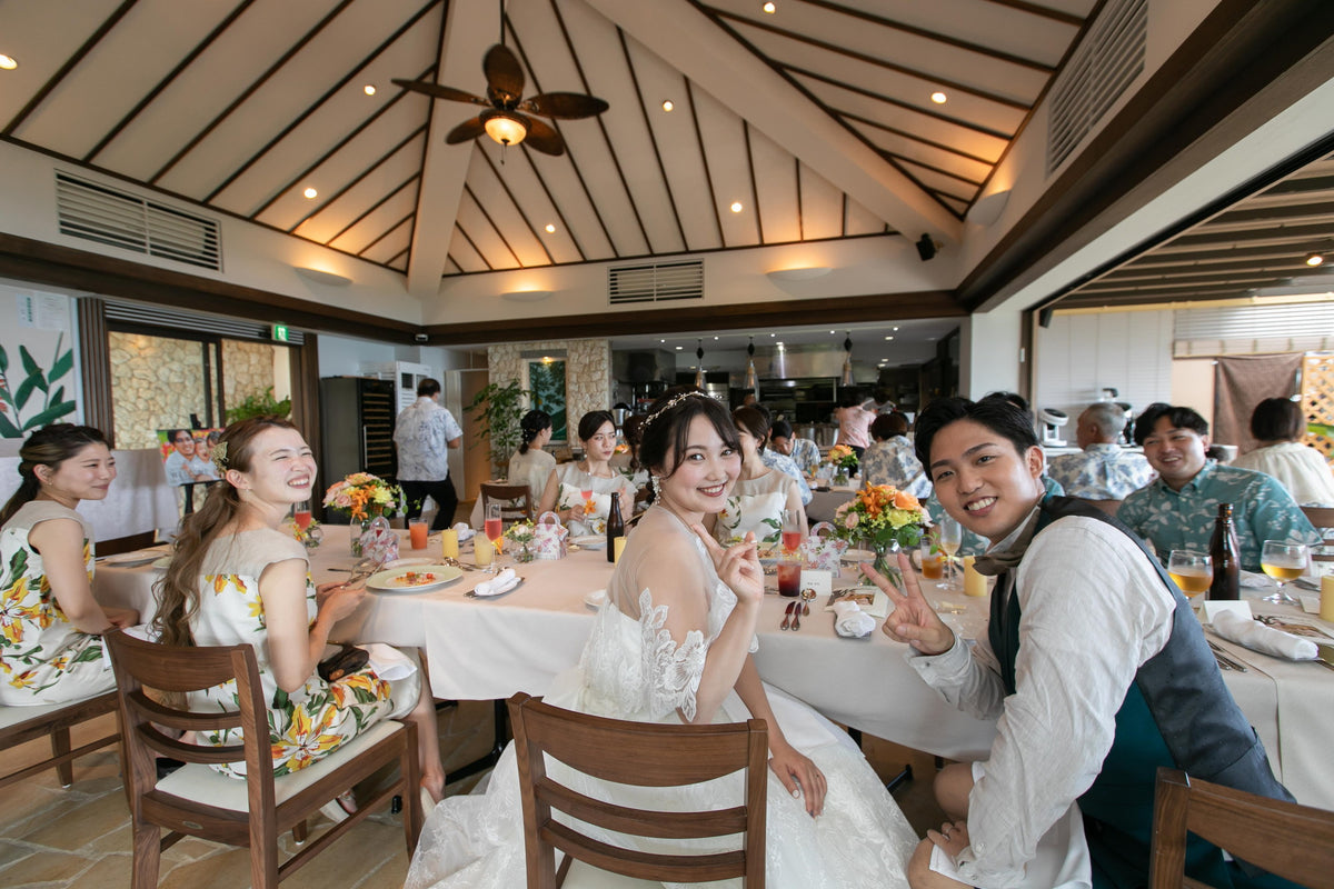 沖縄 シギラミラージュベイサイドチャペル リアルウェディング1486104 8月12日 13:00式