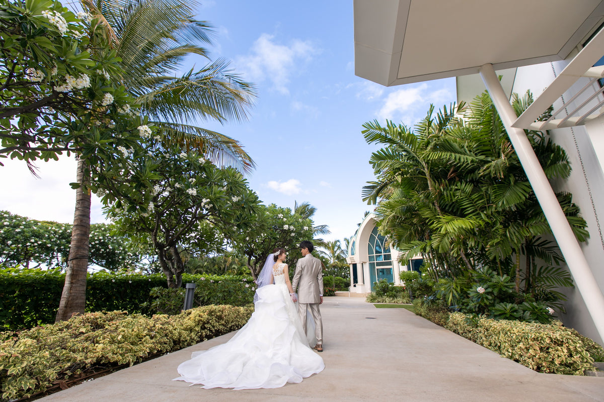 ハワイ コオリナ・チャペル・プレイス・オブ・ジョイ リアルウェディング 1458795 7月9日 9:00式