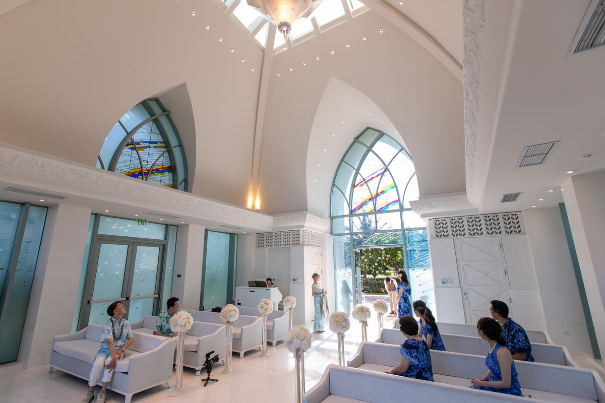 ハワイ コオリナ・チャペル・プレイス・オブ・ジョイ リアルウェディング 1458795 7月9日 9:00式