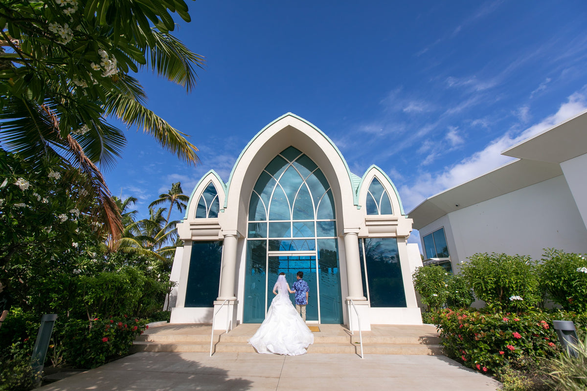 ハワイ コオリナ・チャペル・プレイス・オブ・ジョイ リアルウェディング 1458795 7月9日 9:00式