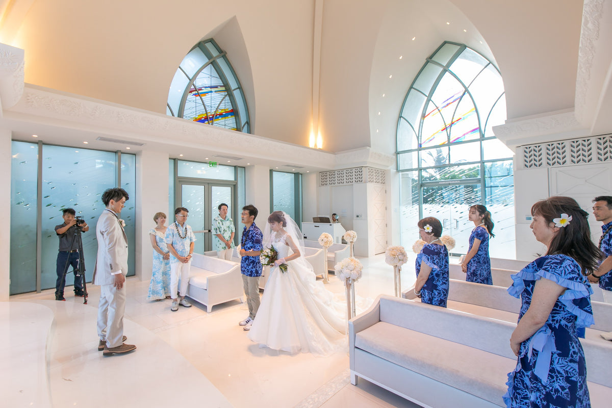 ハワイ コオリナ・チャペル・プレイス・オブ・ジョイ リアルウェディング 1458795 7月9日 9:00式