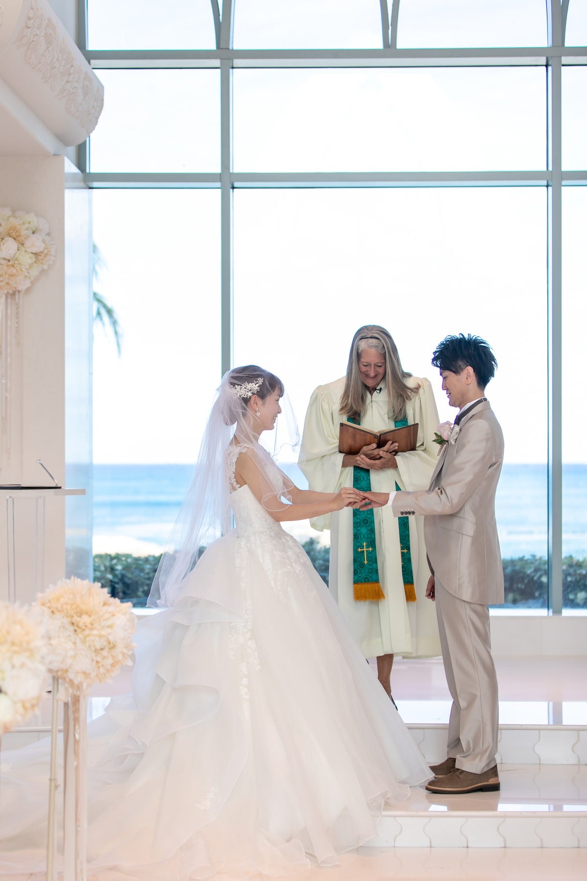 ハワイ コオリナ・チャペル・プレイス・オブ・ジョイ リアルウェディング 1458795 7月9日 9:00式