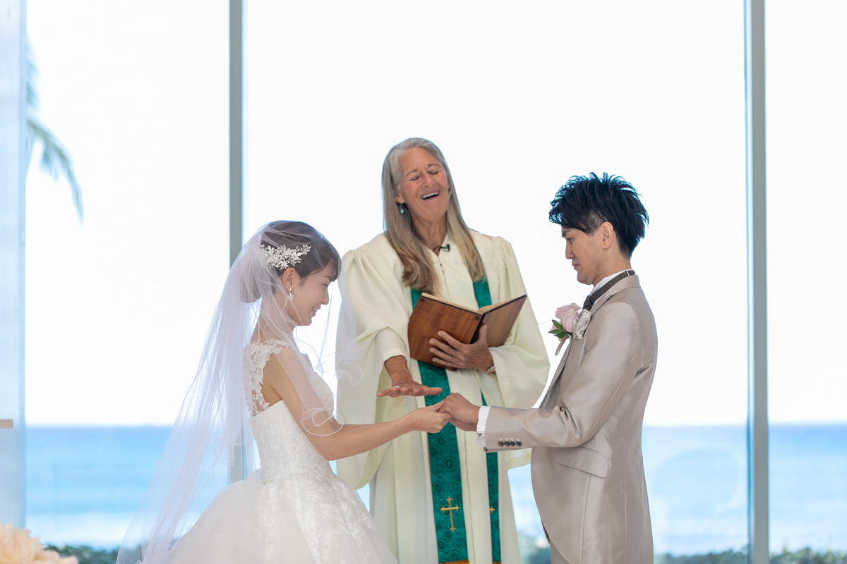 ハワイ コオリナ・チャペル・プレイス・オブ・ジョイ リアルウェディング 1458795 7月9日 9:00式