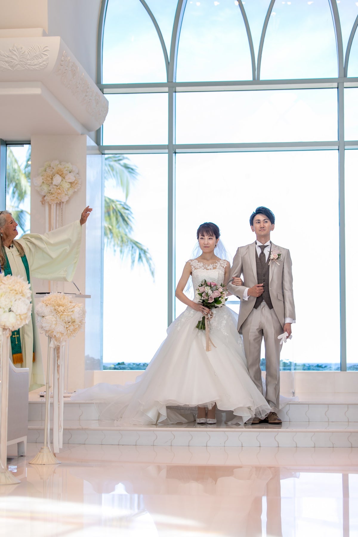 ハワイ コオリナ・チャペル・プレイス・オブ・ジョイ リアルウェディング 1458795 7月9日 9:00式