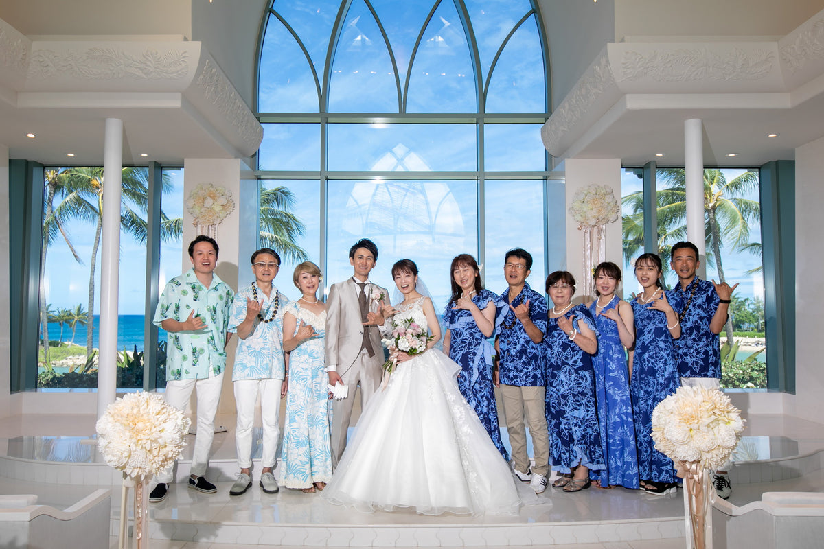 ハワイ コオリナ・チャペル・プレイス・オブ・ジョイ リアルウェディング 1458795 7月9日 9:00式