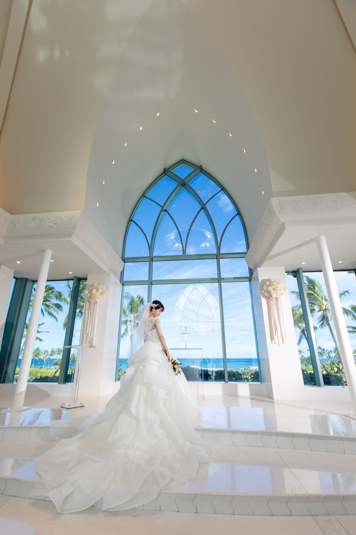 ハワイ コオリナ・チャペル・プレイス・オブ・ジョイ リアルウェディング 1458795 7月9日 9:00式