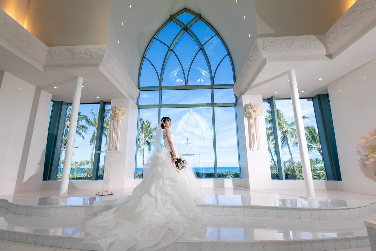 ハワイ コオリナ・チャペル・プレイス・オブ・ジョイ リアルウェディング 1458795 7月9日 9:00式