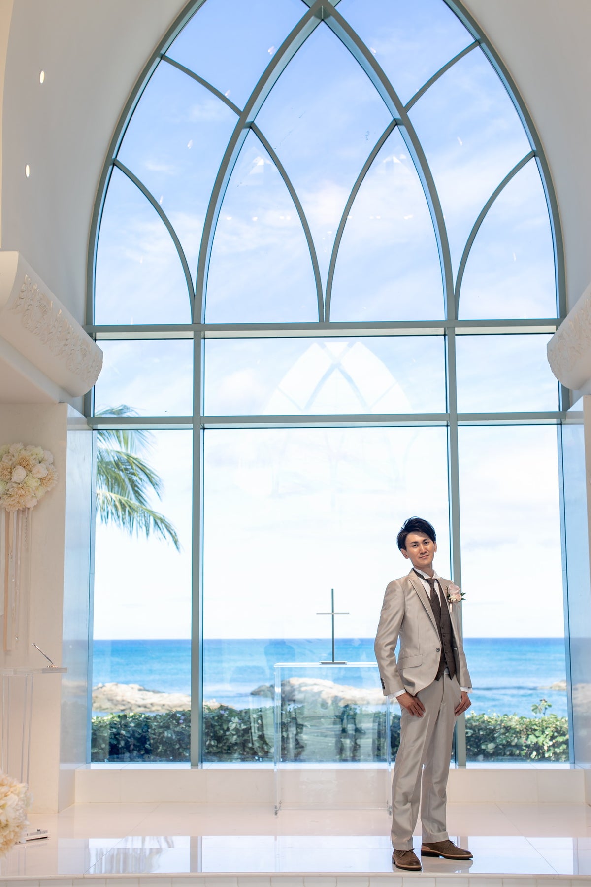 ハワイ コオリナ・チャペル・プレイス・オブ・ジョイ リアルウェディング 1458795 7月9日 9:00式