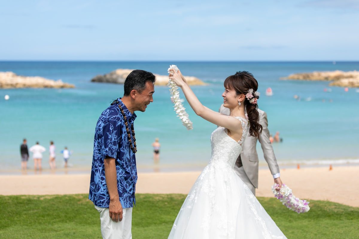 ハワイ コオリナ・チャペル・プレイス・オブ・ジョイ リアルウェディング 1458795 7月9日 9:00式