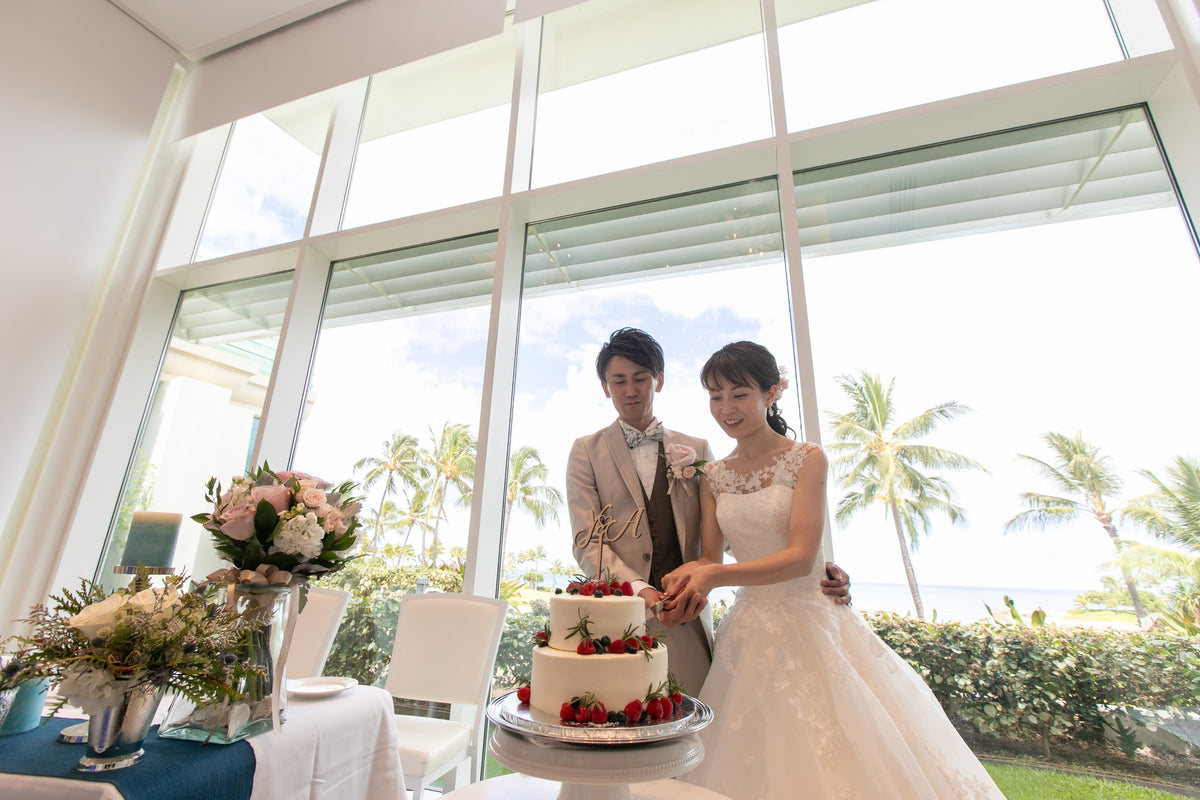 ハワイ コオリナ・チャペル・プレイス・オブ・ジョイ リアルウェディング 1458795 7月9日 9:00式