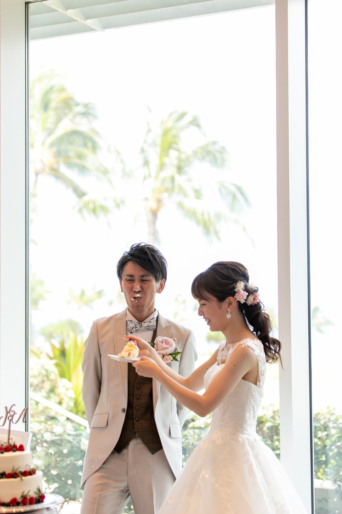 ハワイ コオリナ・チャペル・プレイス・オブ・ジョイ リアルウェディング 1458795 7月9日 9:00式