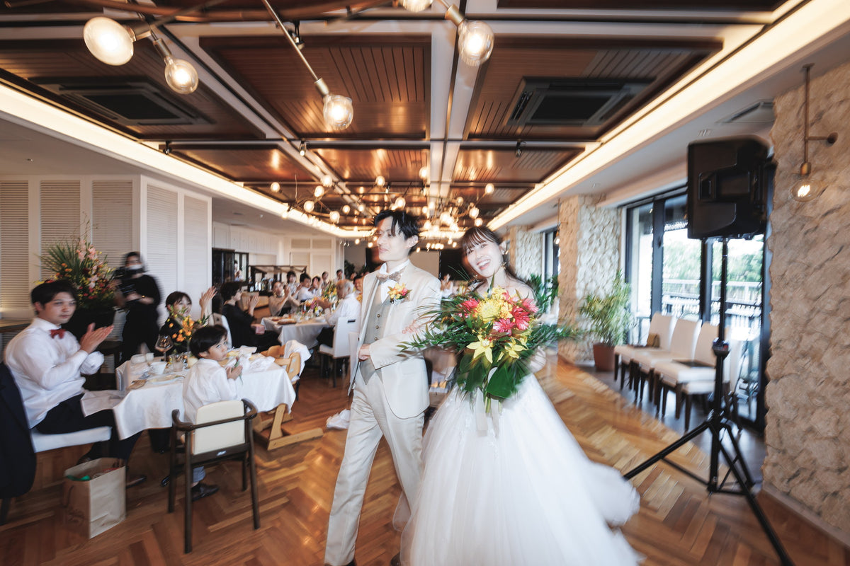 沖縄 シギラミラージュベイサイドチャペル リアルウェディング1482068 9月18日 11:00式