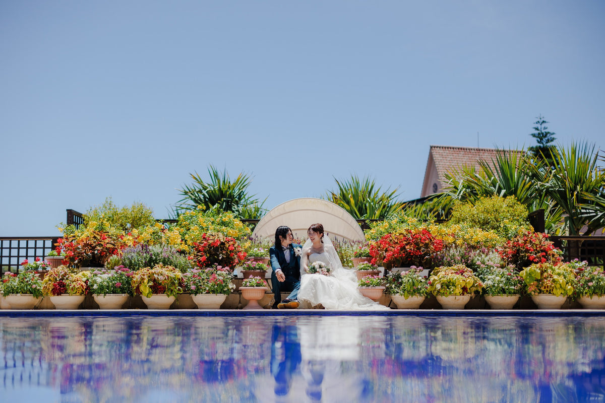 沖縄 シギラミラージュベイサイドチャペル リアルウェディング1486103 6月24日 13:00式