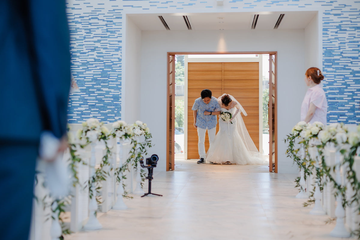 沖縄 シギラミラージュベイサイドチャペル リアルウェディング1486103 6月24日 13:00式