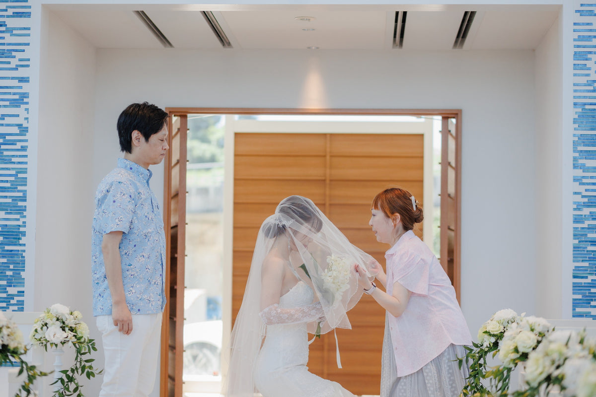 沖縄 シギラミラージュベイサイドチャペル リアルウェディング1486103 6月24日 13:00式