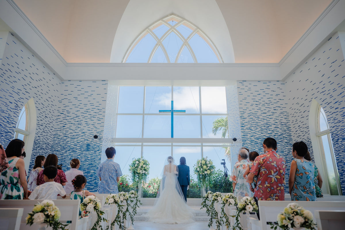沖縄 シギラミラージュベイサイドチャペル リアルウェディング1486103 6月24日 13:00式