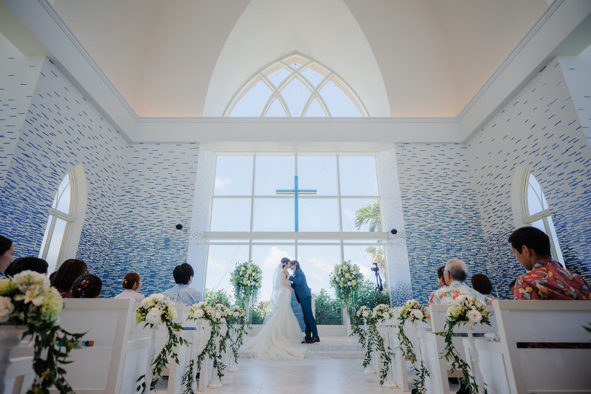 沖縄 シギラミラージュベイサイドチャペル リアルウェディング1486103 6月24日 13:00式