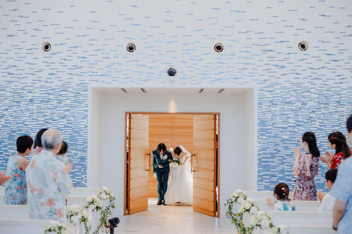 沖縄 シギラミラージュベイサイドチャペル リアルウェディング1486103 6月24日 13:00式