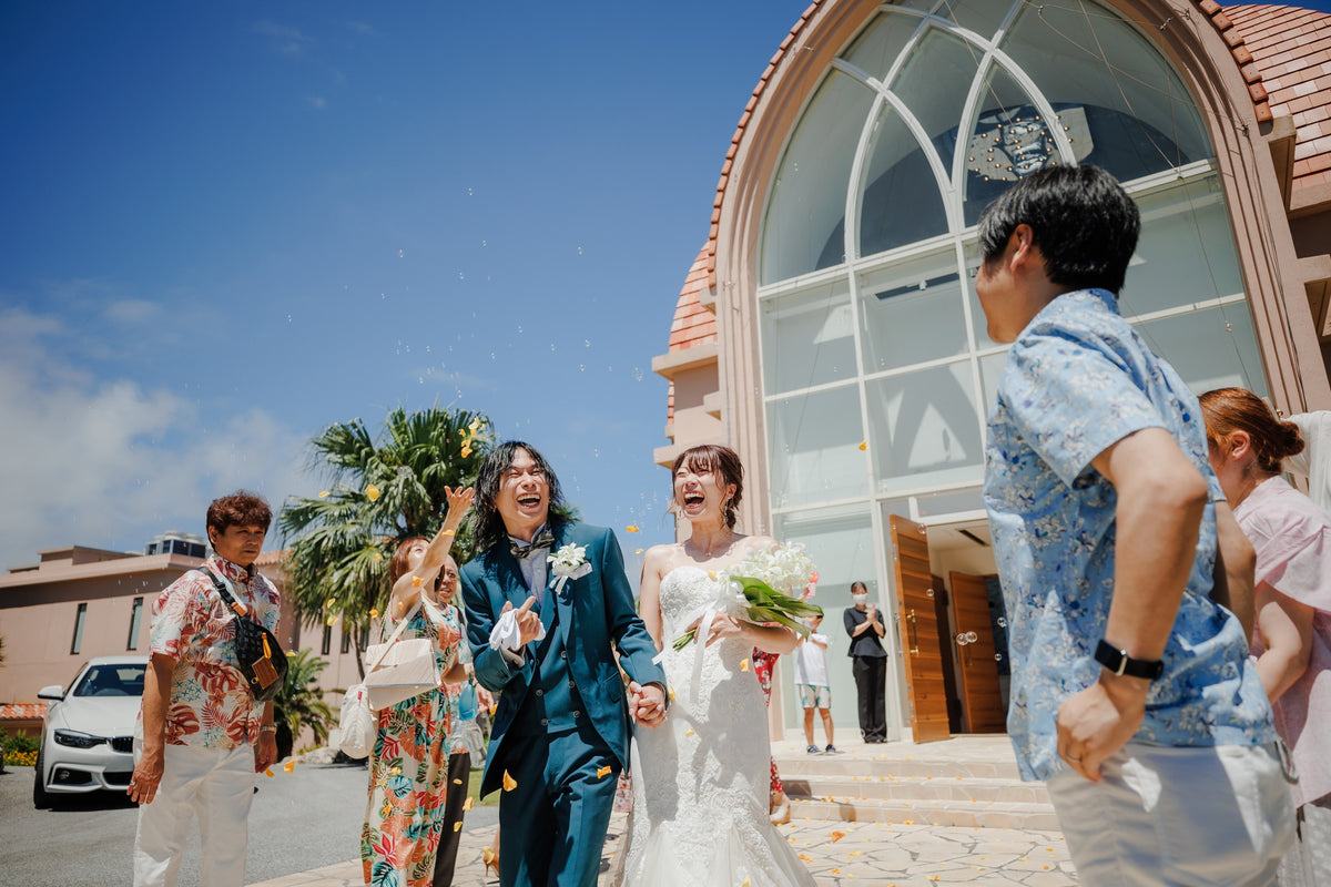 沖縄 シギラミラージュベイサイドチャペル リアルウェディング1486103 6月24日 13:00式