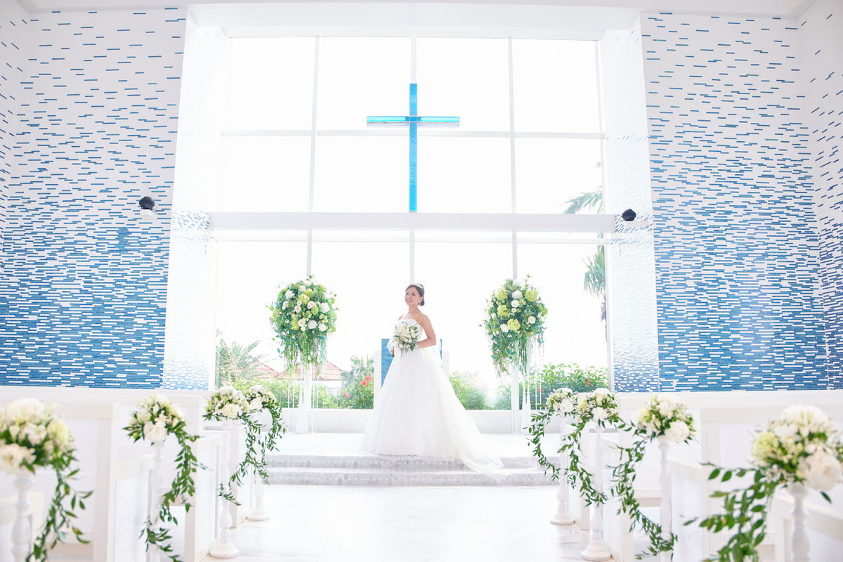 沖縄 シギラミラージュベイサイドチャペル リアルウェディング1467953 9月28日 11:00式