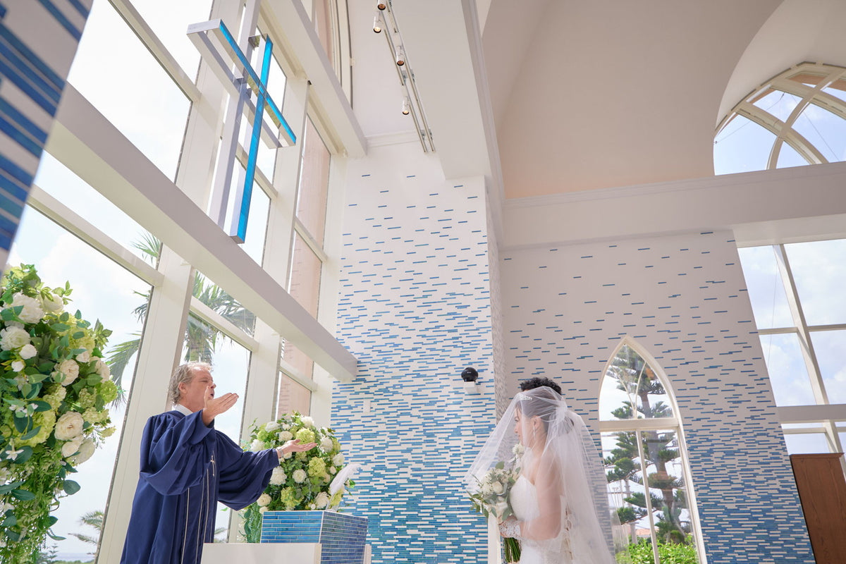 沖縄 シギラミラージュベイサイドチャペル リアルウェディング1467953 9月28日 11:00式