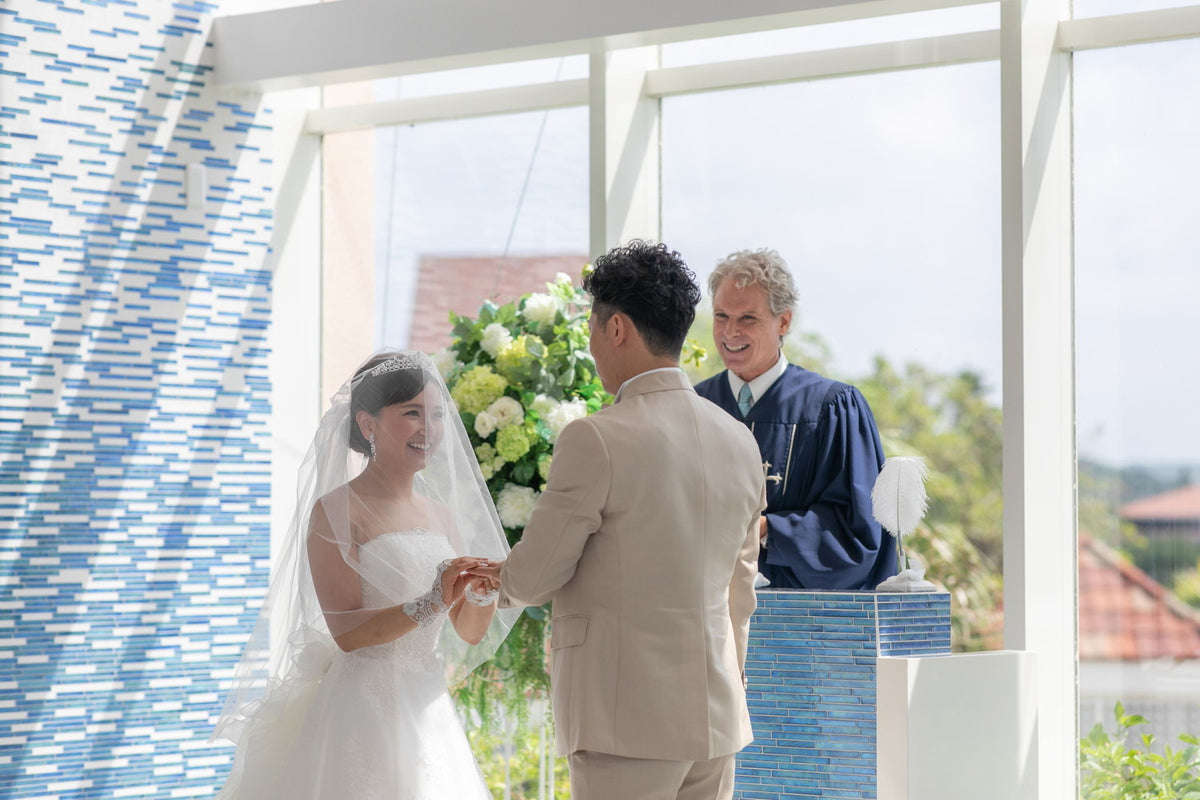 沖縄 シギラミラージュベイサイドチャペル リアルウェディング1467953 9月28日 11:00式