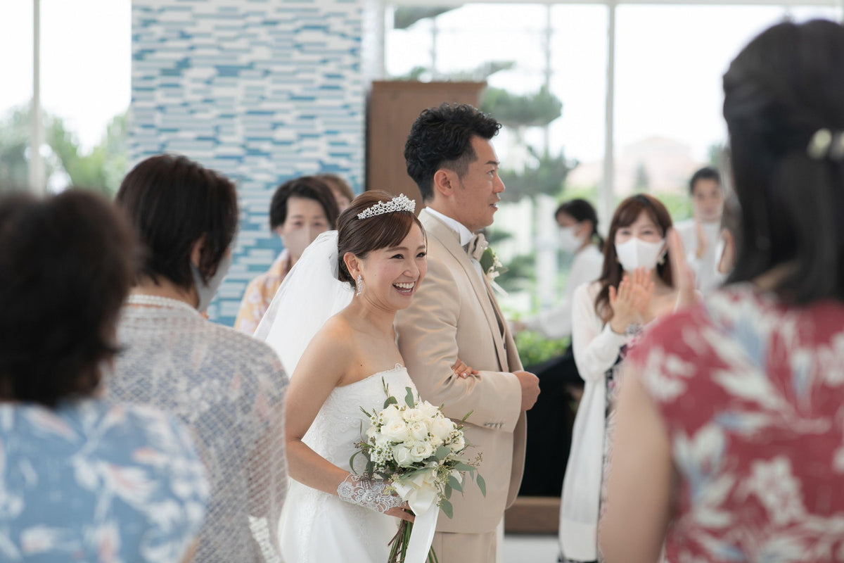 沖縄 シギラミラージュベイサイドチャペル リアルウェディング1467953 9月28日 11:00式