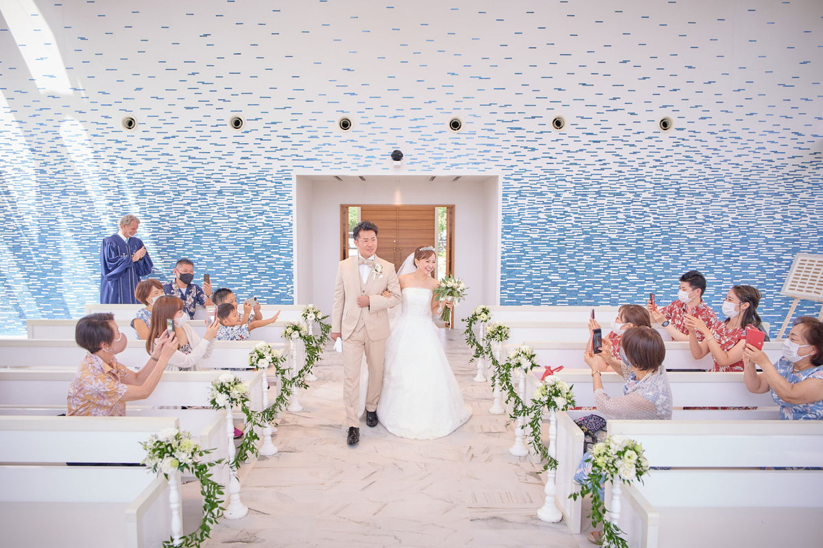 沖縄 シギラミラージュベイサイドチャペル リアルウェディング1467953 9月28日 11:00式